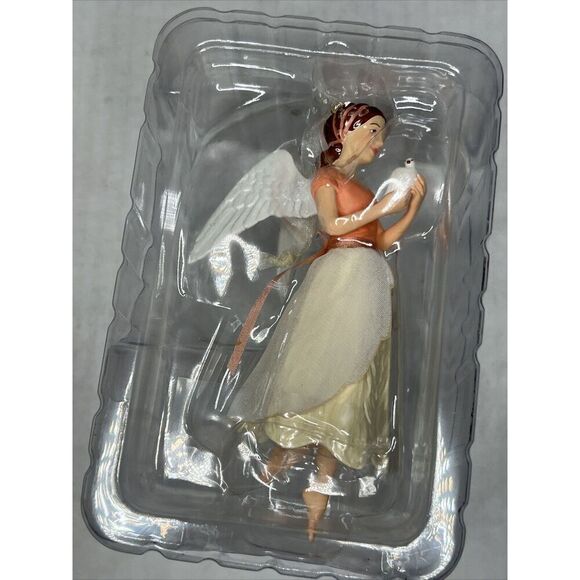 2008 Hallmark Keepsake Ornament Holiday Angels A Wish For Peace 3rd in Series - Picture 4 of 7